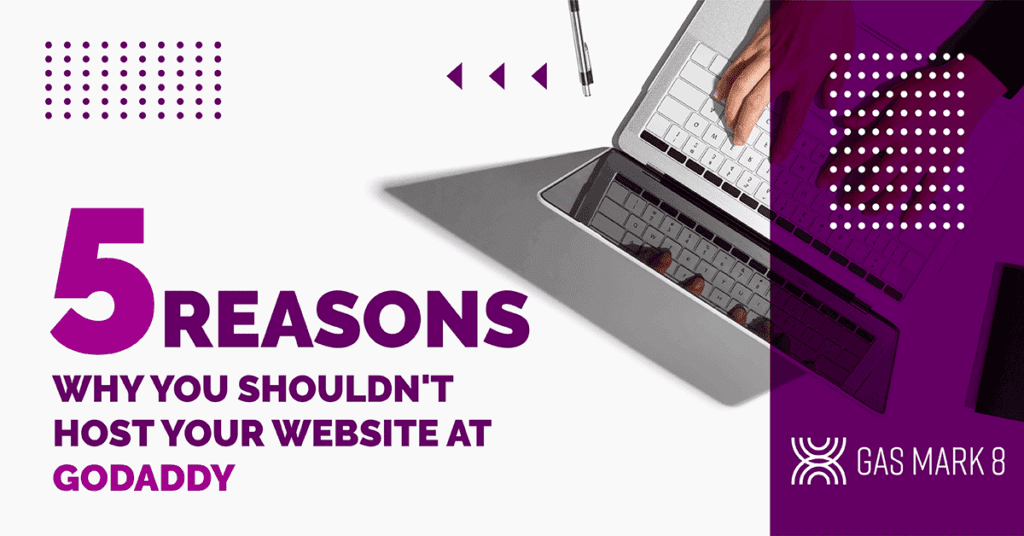 five reasons why you shouldn't host your website at godaddy blog header graphic